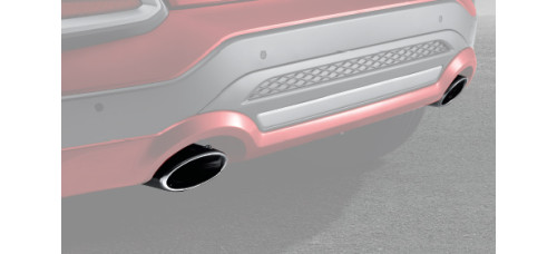 tuix dual mufflers package hyundai kona 2017-19